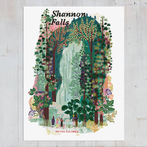 Shannon Falls Art Print by Anja Jane