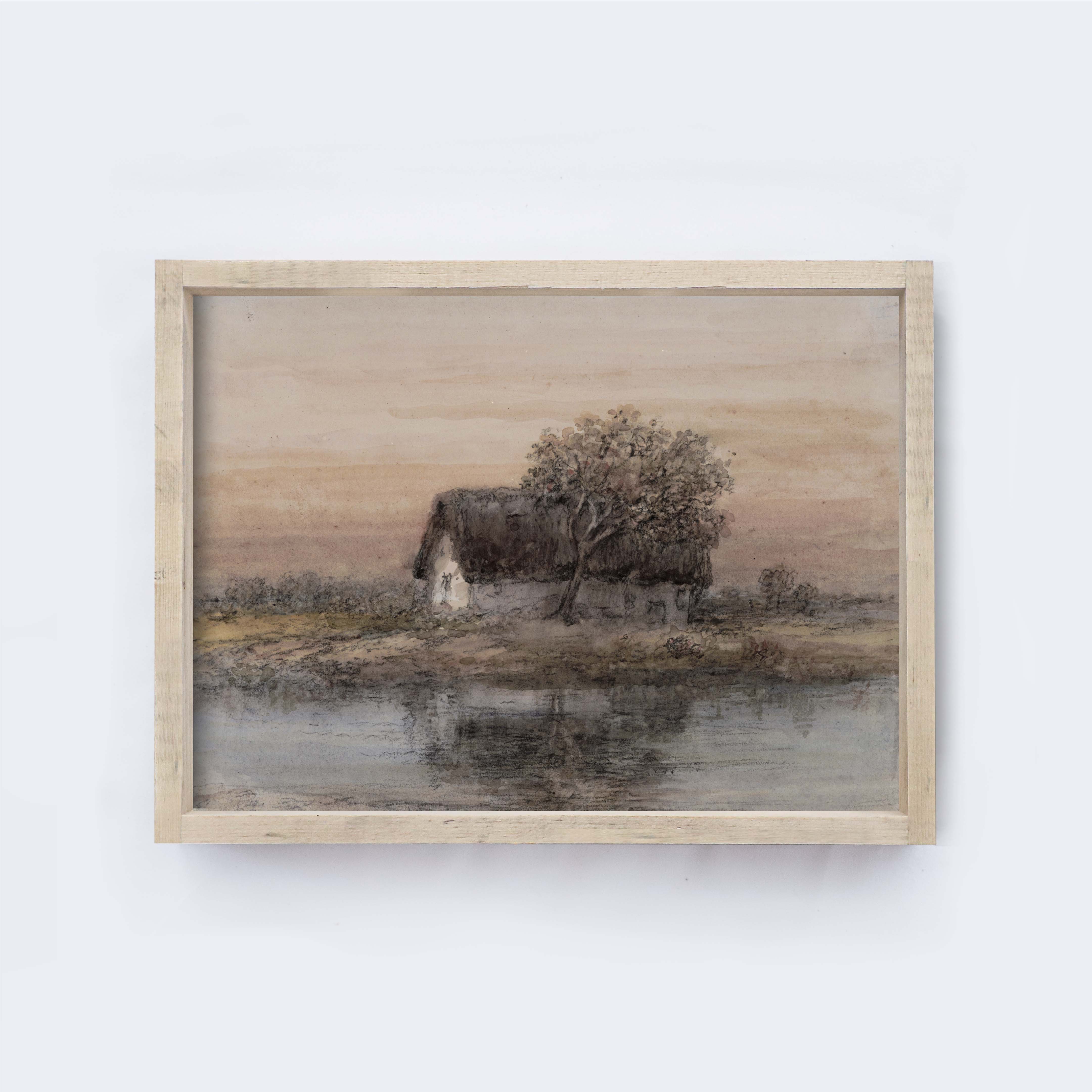 Cottage By The Water 12 x 9”