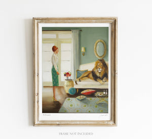 The Houseguest Art Print - 8.5" X 11" by Janet Hill