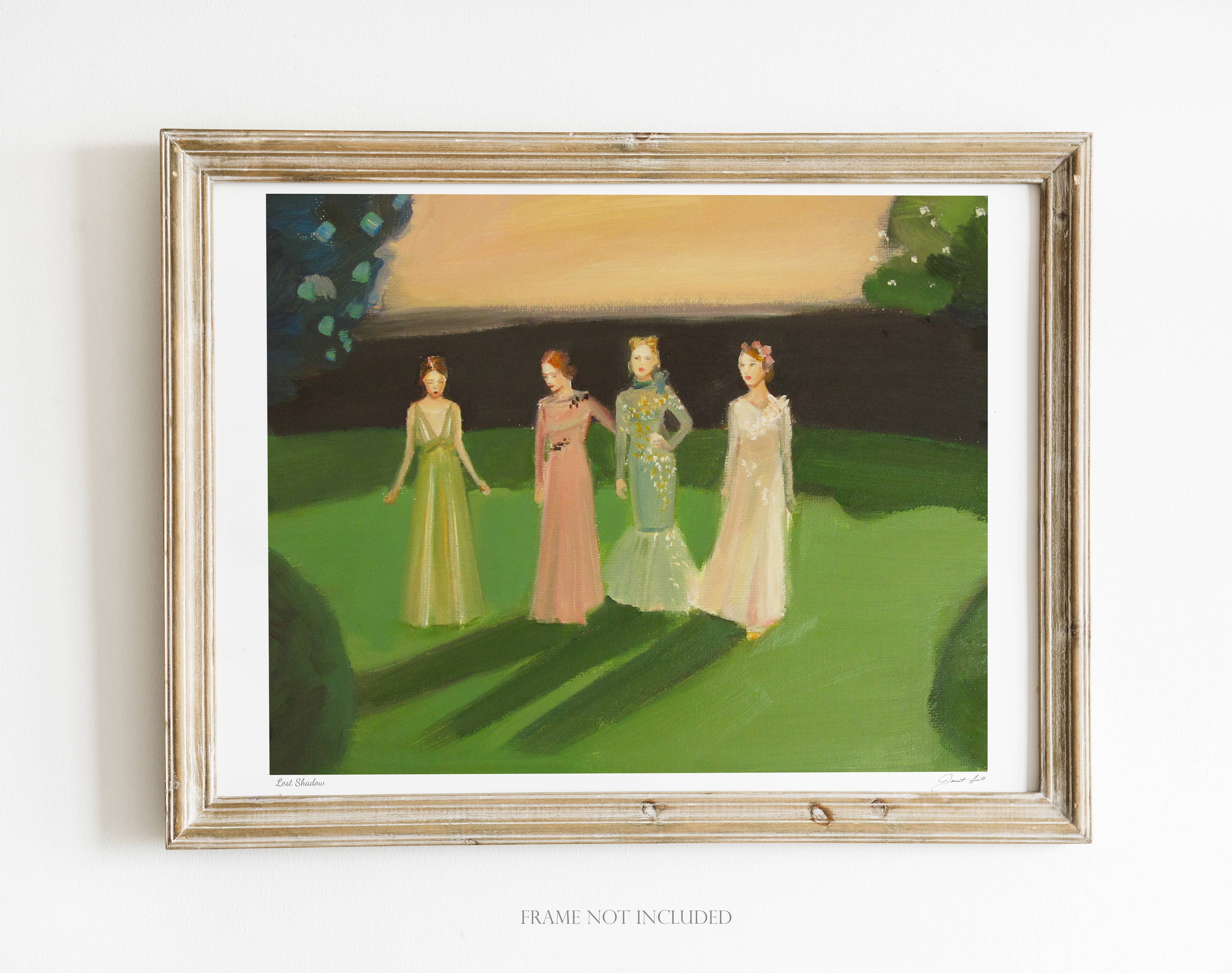 Lost Shadow Art Print - 8.5" X 11" by Janet Hill