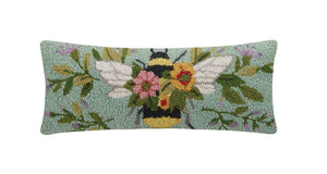 Floral Bee w/Hive Hook Pillow