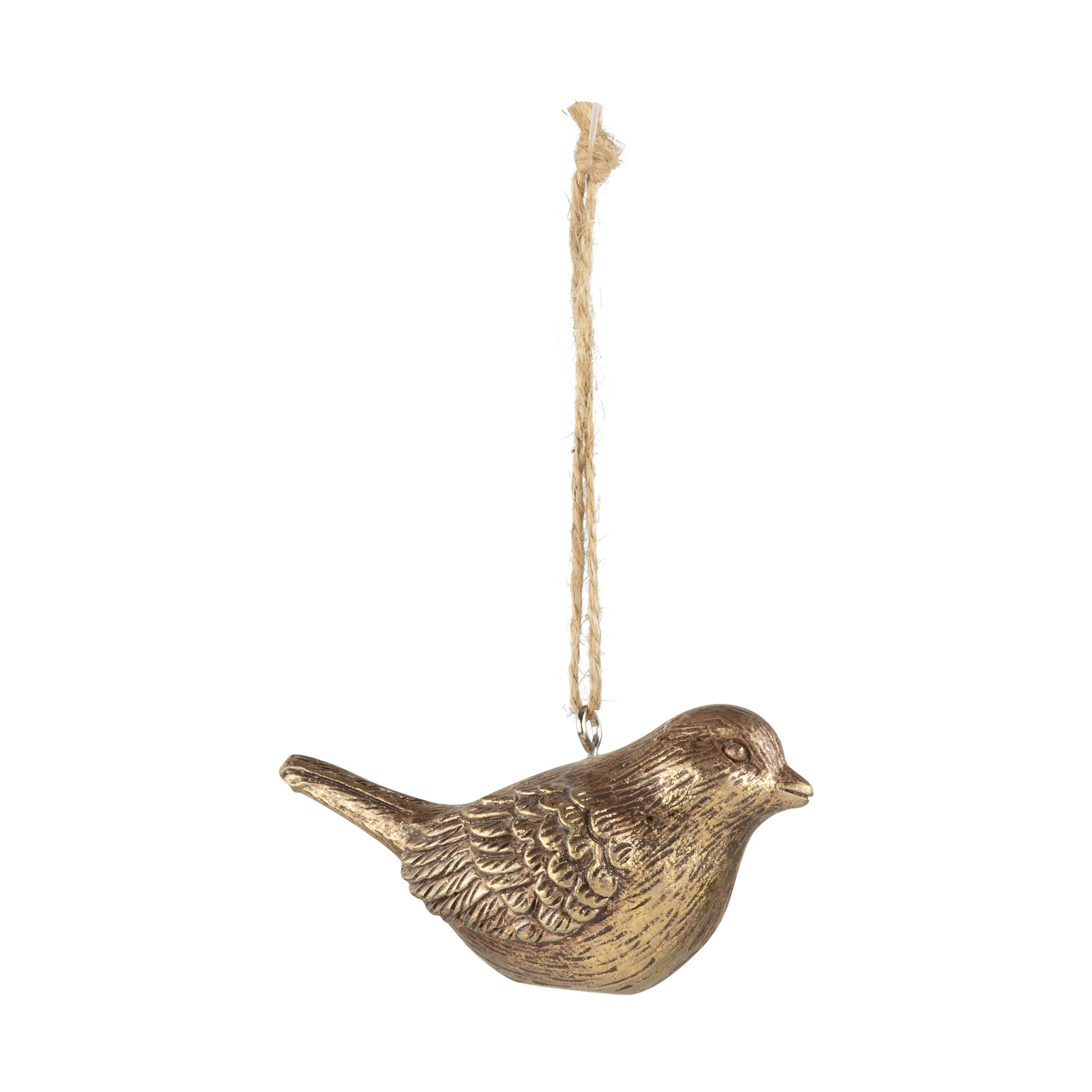 Gold Bird Ornament
