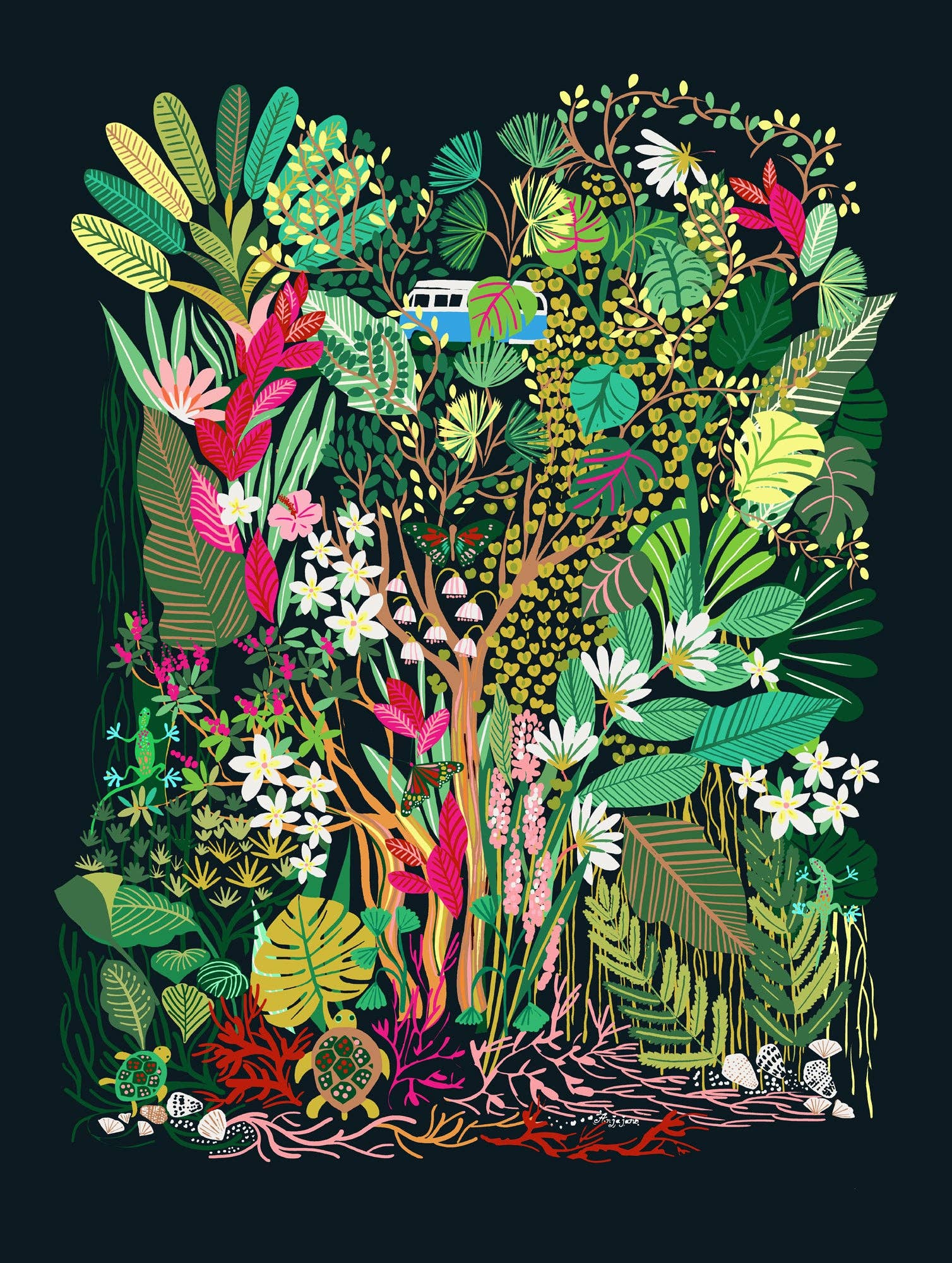 Hawaii Art Print by Anja Jane