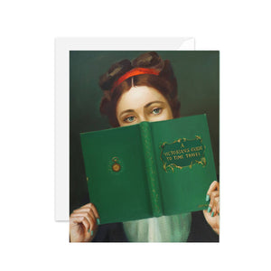 Art Card- A Victorian's Guide To Time Travel. Blank