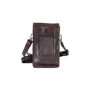 Leather Shoulder Bag Ivy Brown