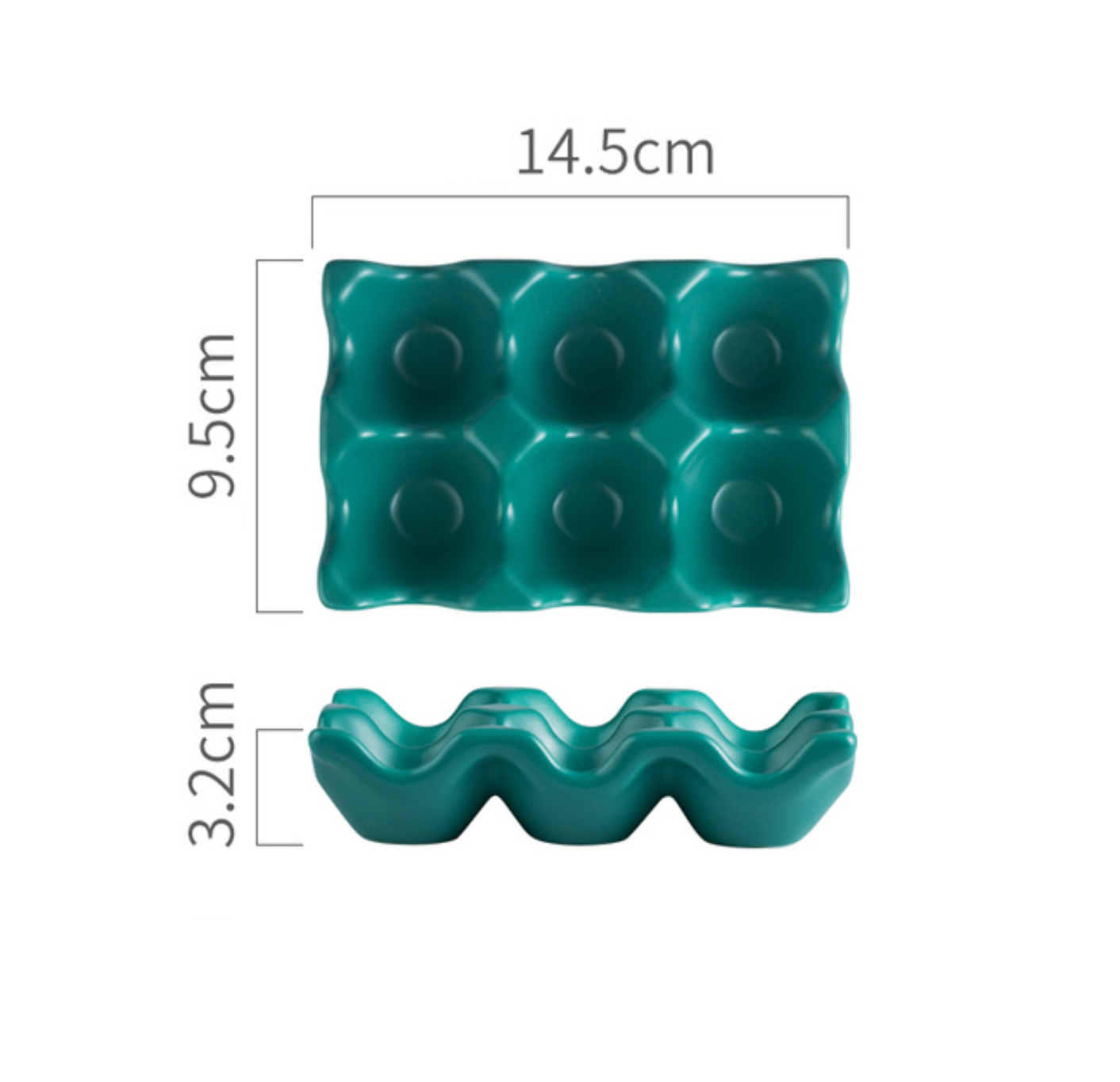 Ceramic 6 Grids Egg Holder