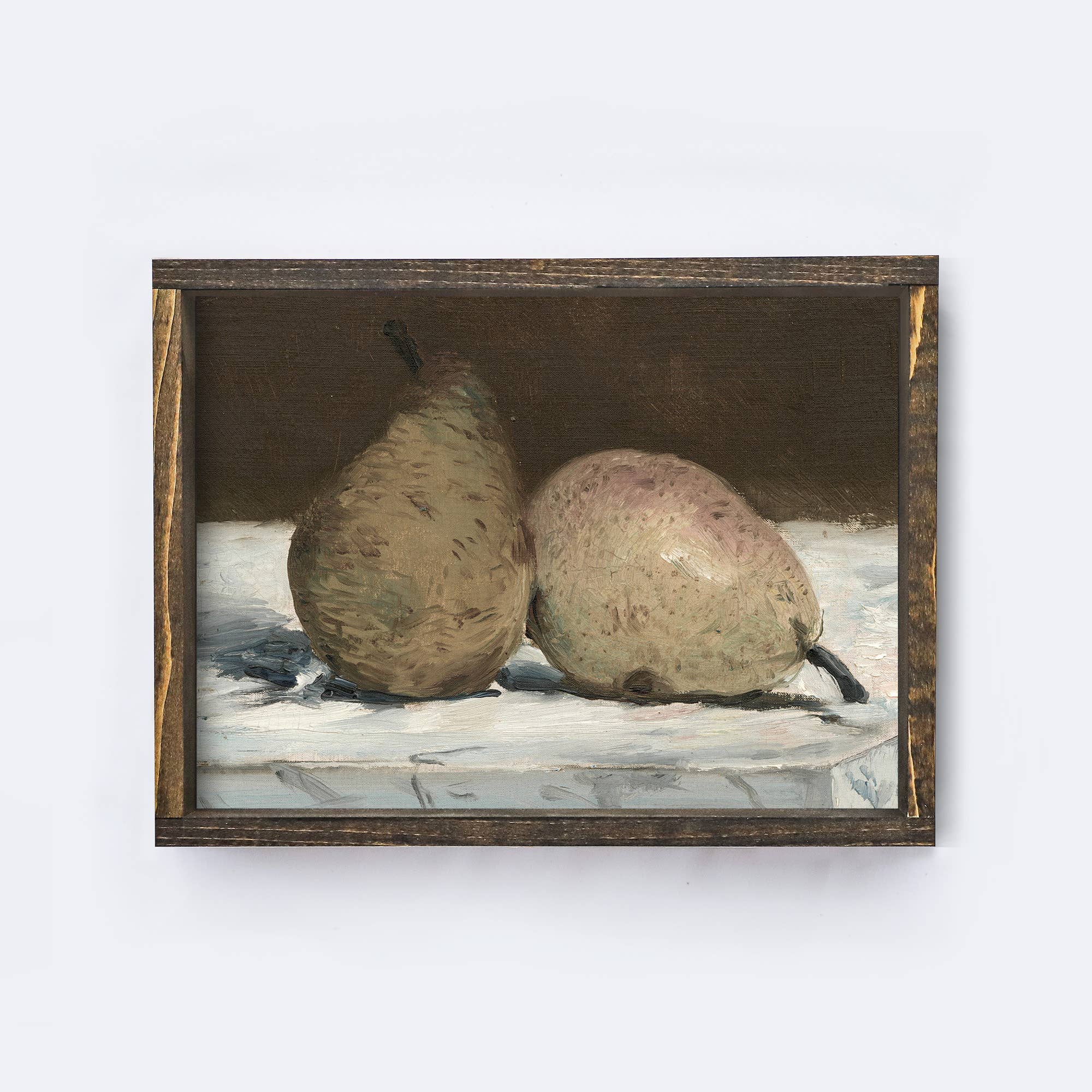 Vintage Still Life Painting Framed | Vintage Pears A192