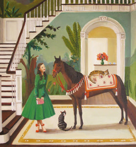A House Horse Called Rousseau Art Print - 8.5x11 by Janet Hill