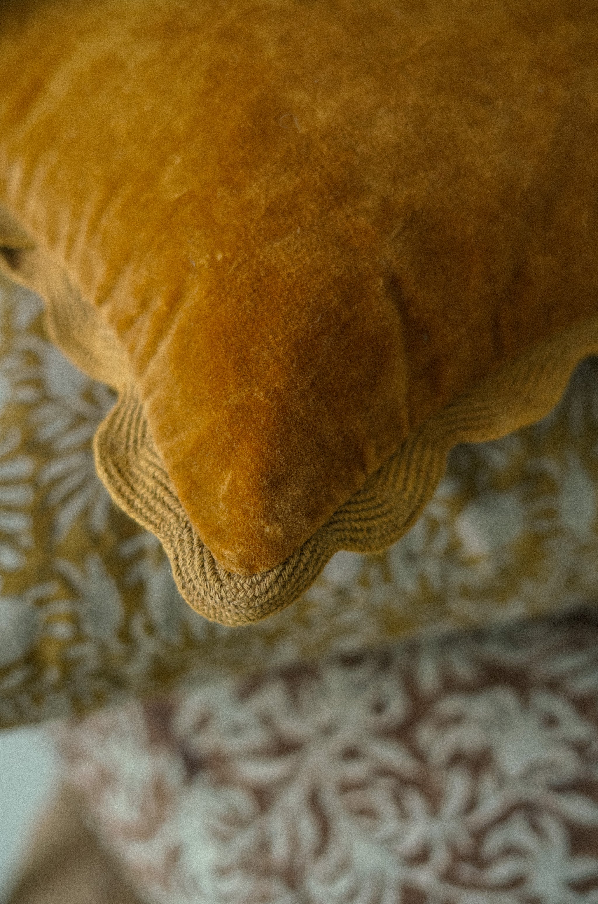 Bronze Scallop Pillow