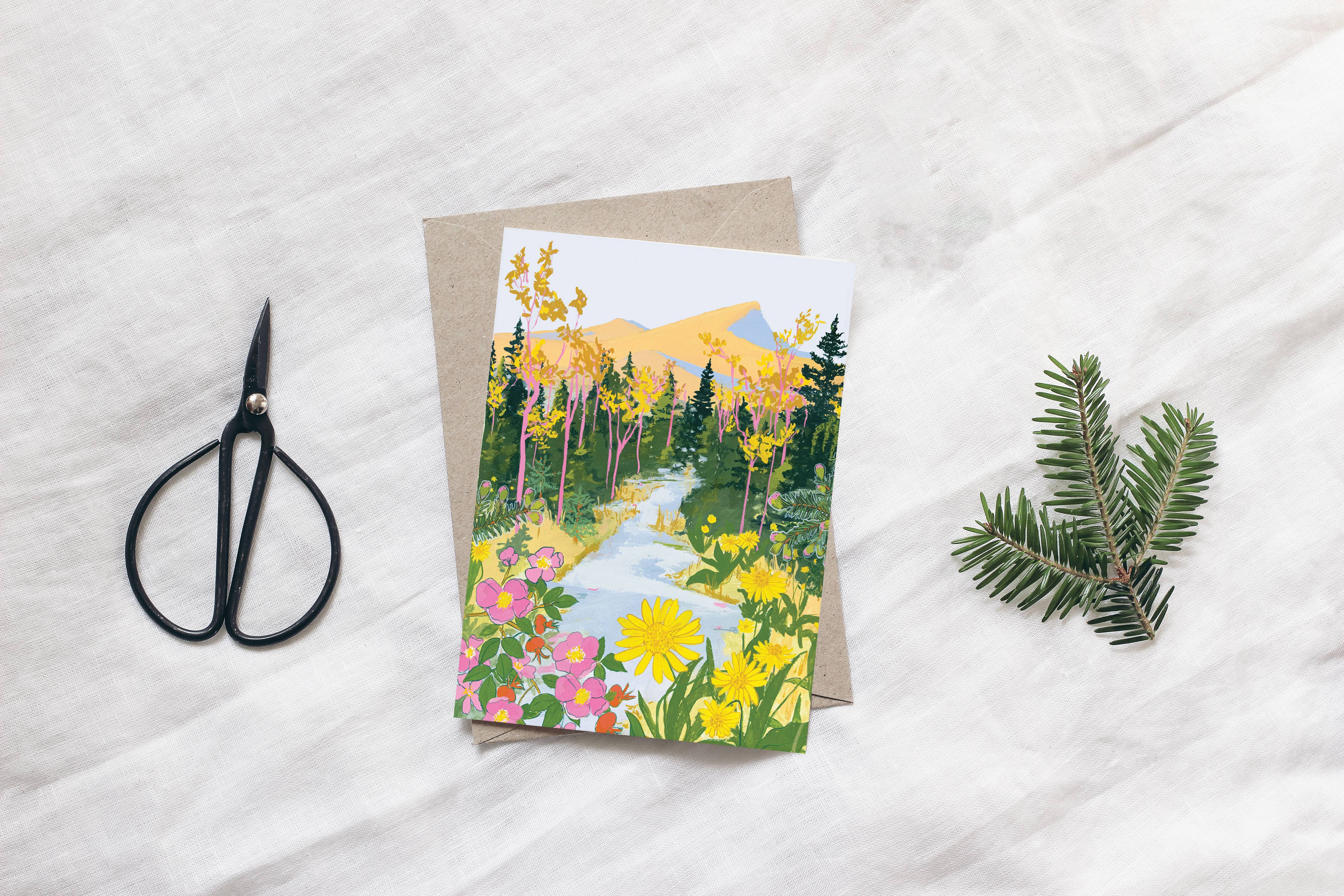 Yukon Greetings  Art Card