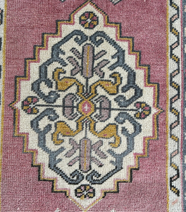 Vintage Turkish Rug- Honey Locust