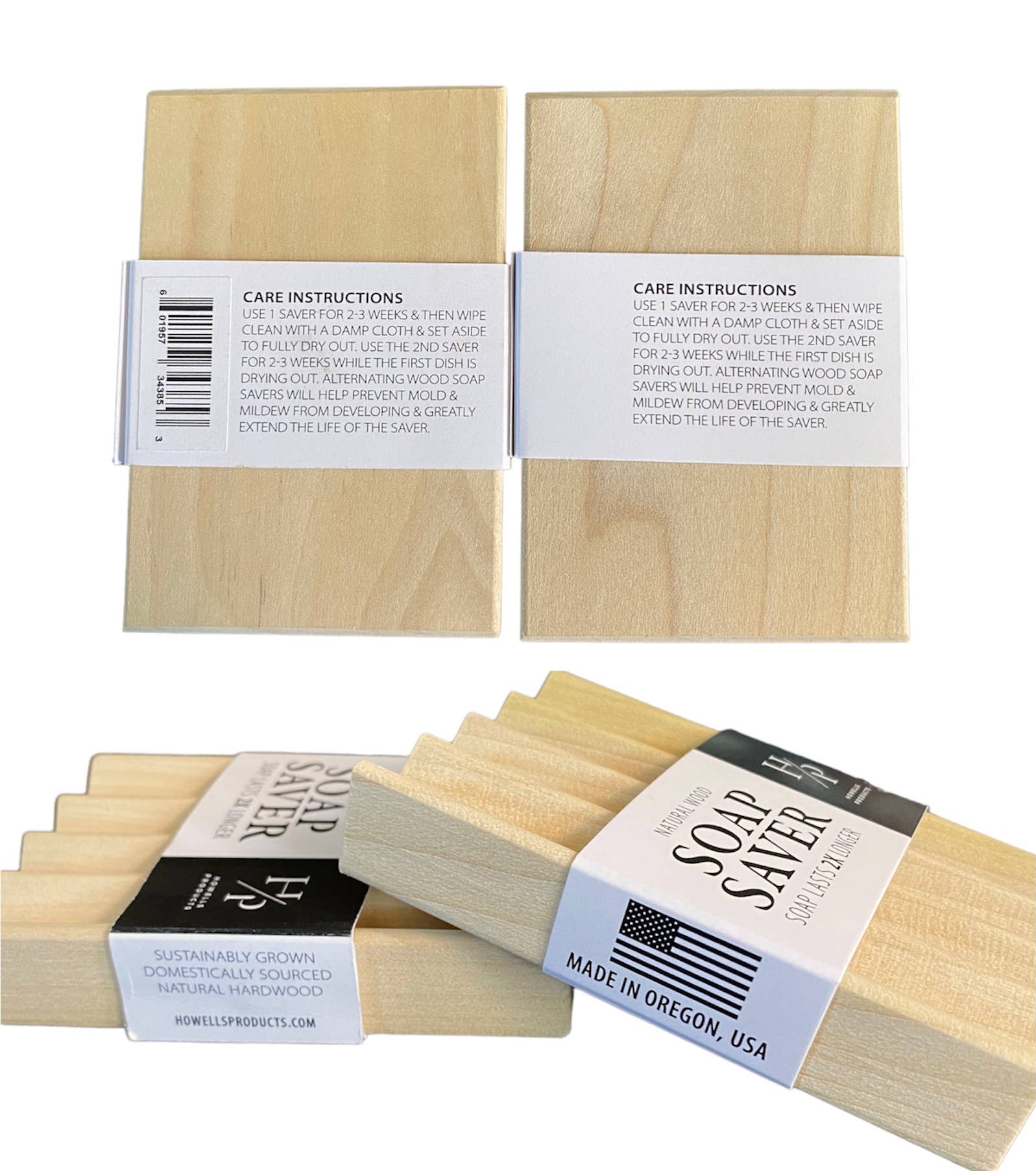 Wooden Soap Dish Poplar