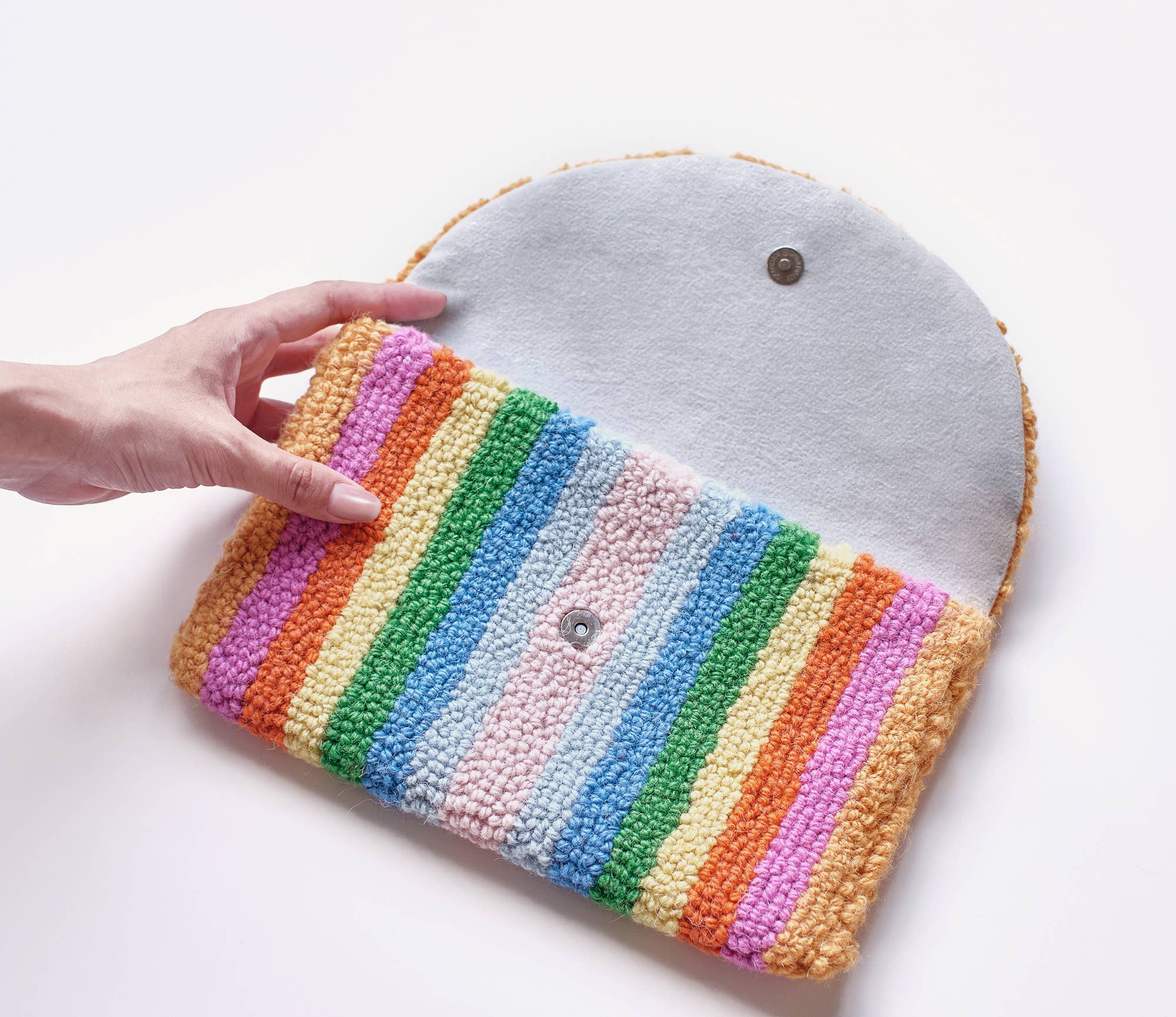 Rainbow Hook Clutch - Ampersand