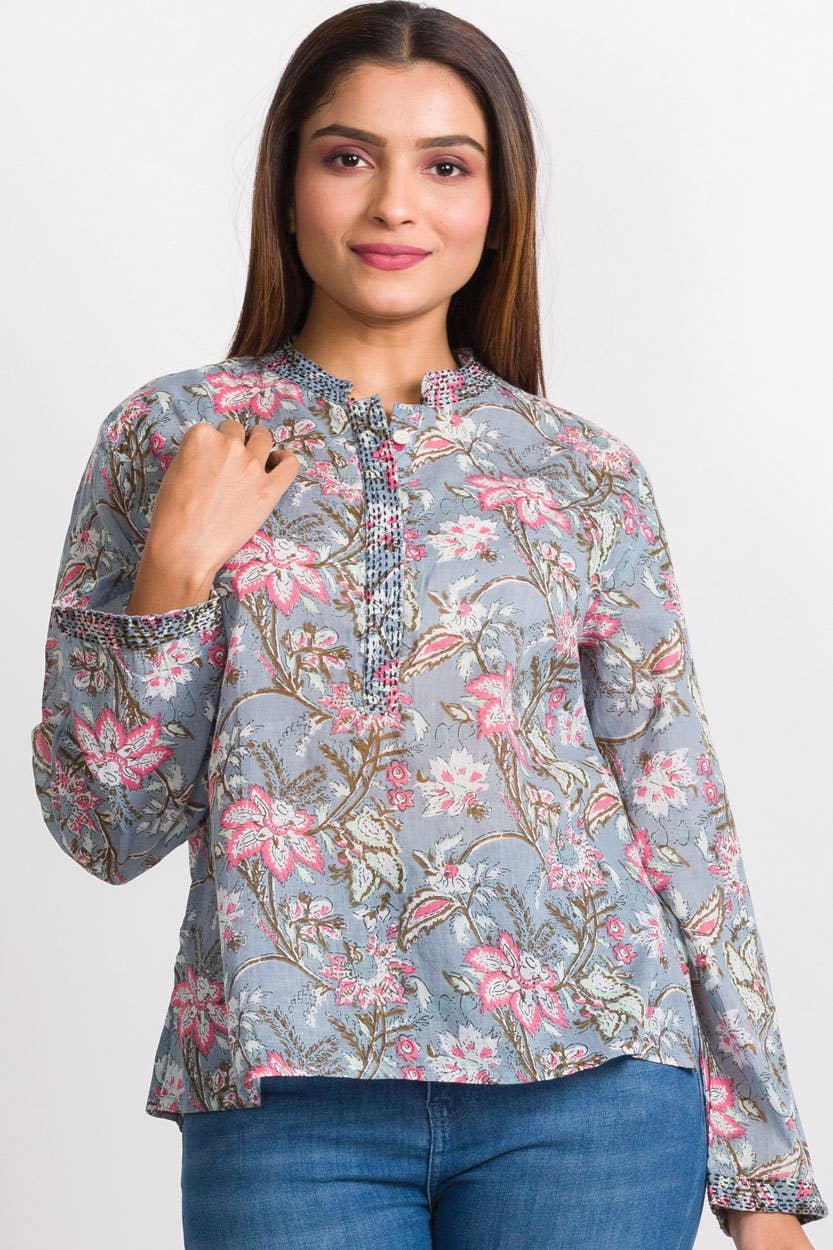 Leela Block Print Tunic