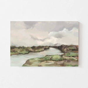 Hillside Vintage Art Print