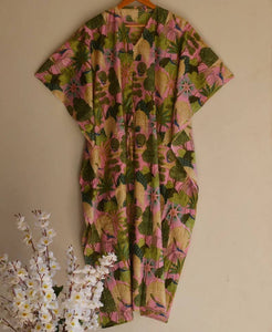 Cotton Long Kaftan Dress