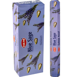 Hem Incense - Hexagonal - Blue Sage - 20 Gr