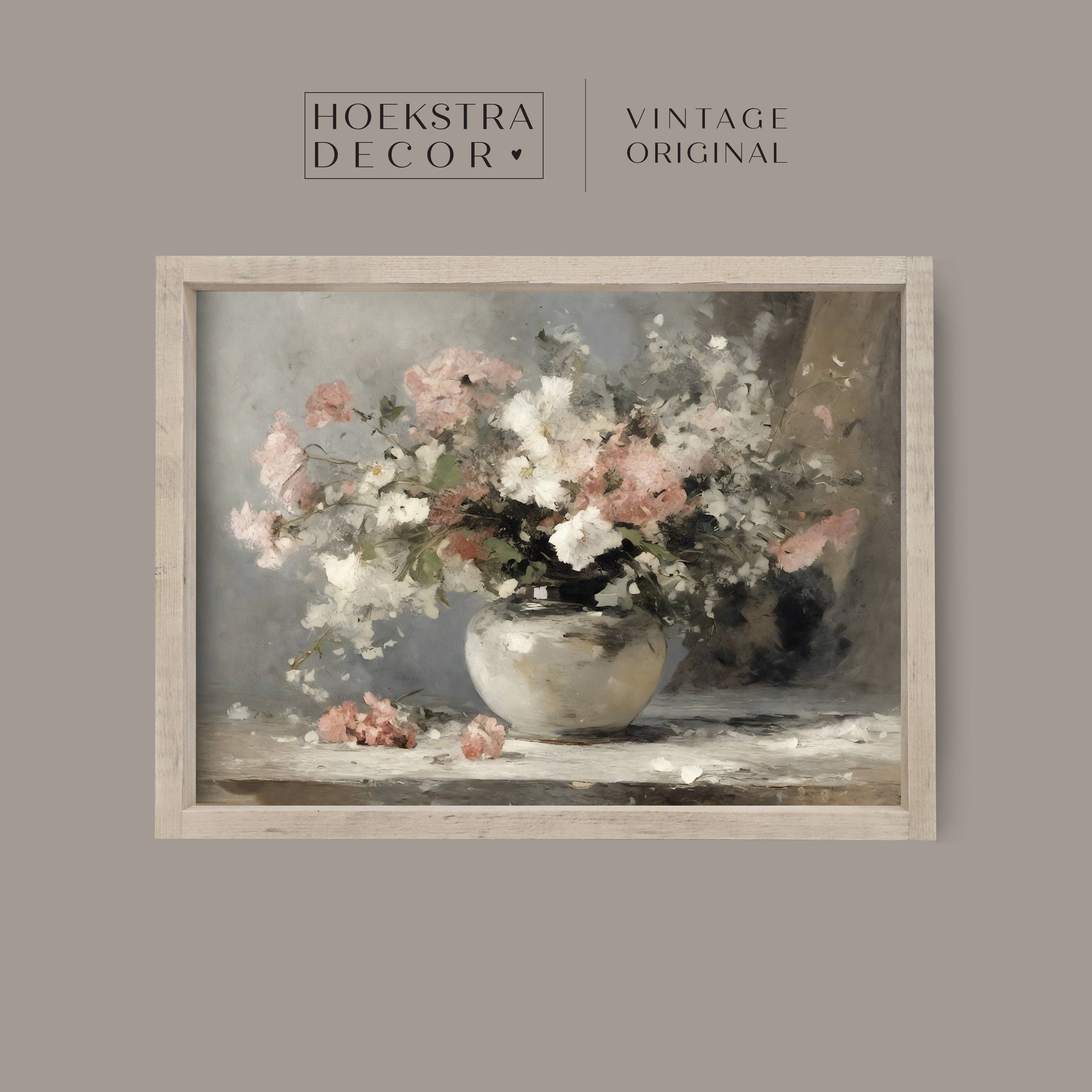 Vintage Flowers 19 x 13”