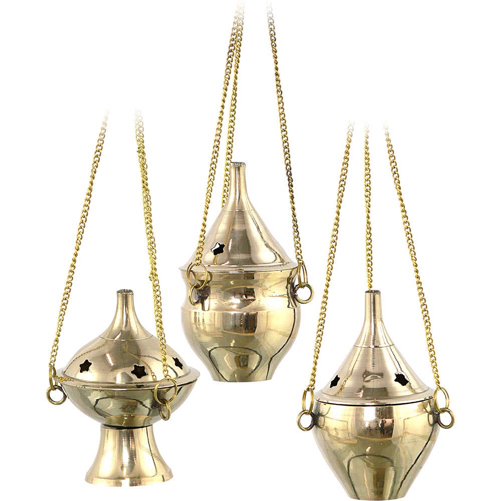 Brass Incense Burners- Assorted Shapes