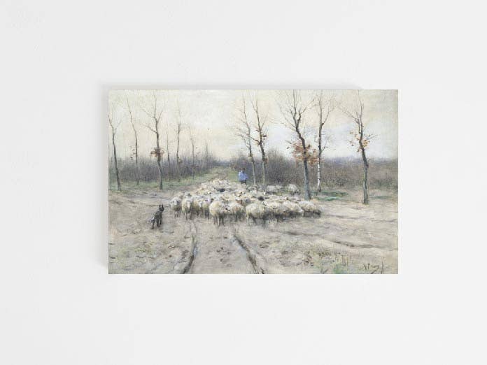 Antique Sheep Farmhouse Print