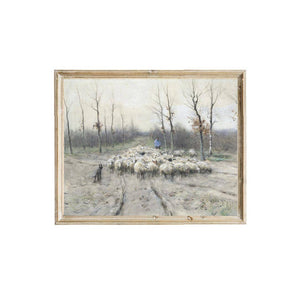 Antique Sheep Farmhouse Print