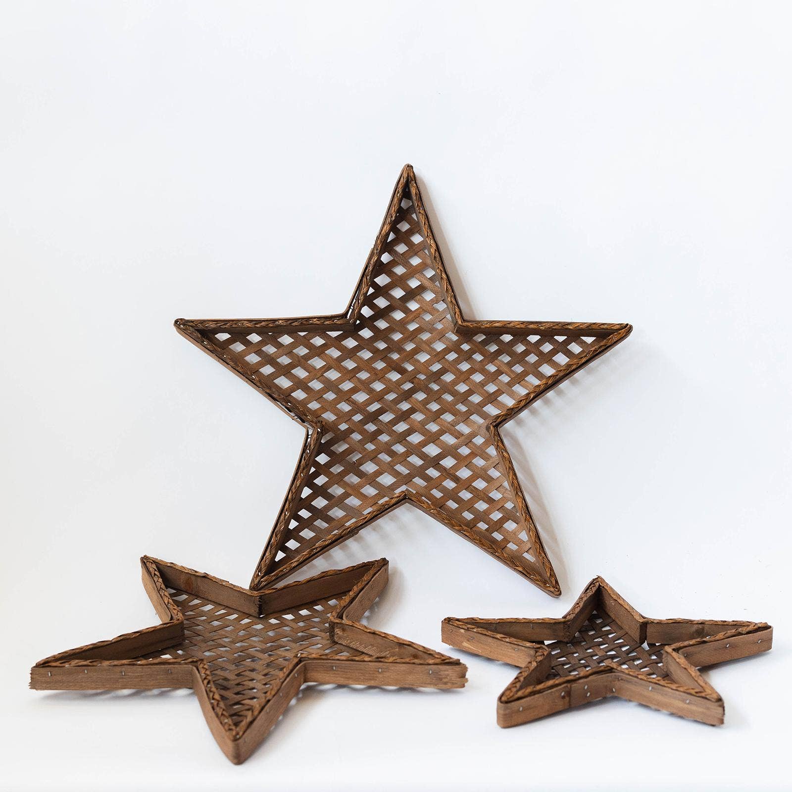 Woven Star Trays -3 sizes