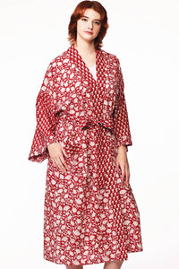 Sangita Block Print Kimono Robes