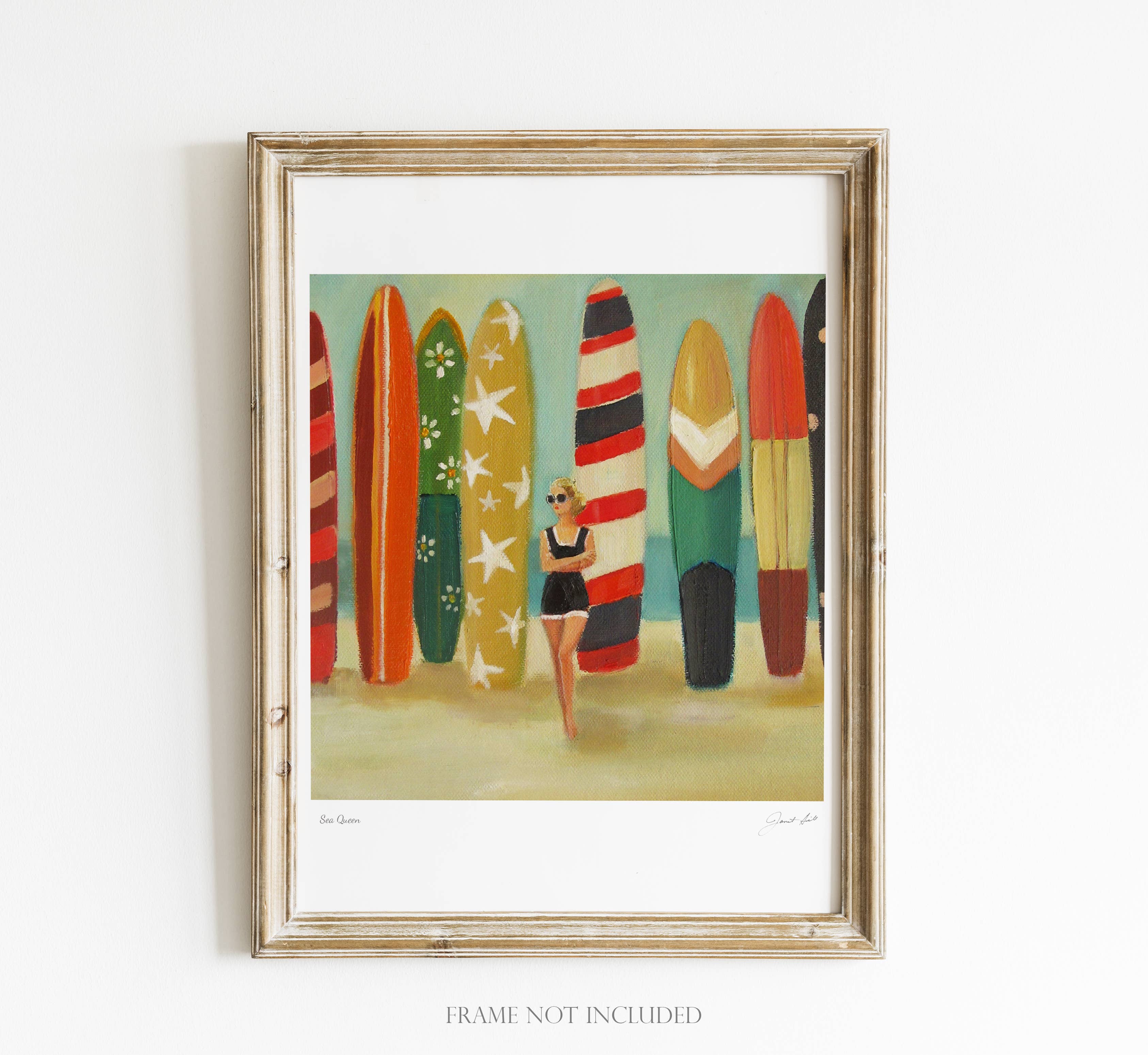 Sea Queen Art Print - 8.5" X 11"