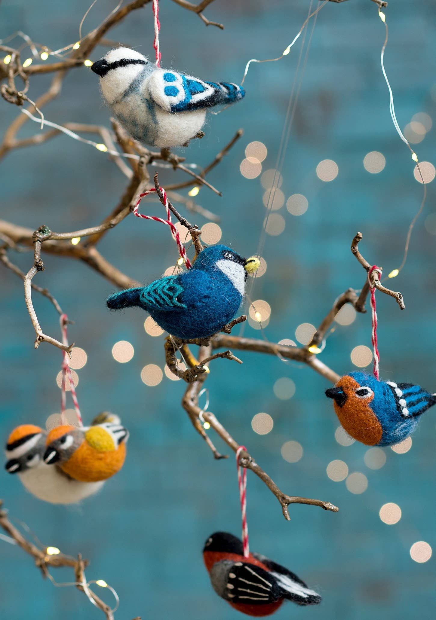 Felt Bird Decorations -Various Individual Birds