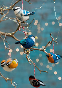 Felt Bird Decorations -Various Individual Birds