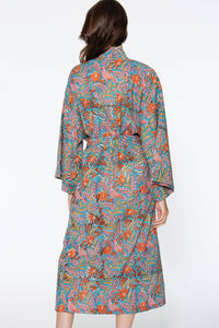 Reva Block Print Kimono Robes