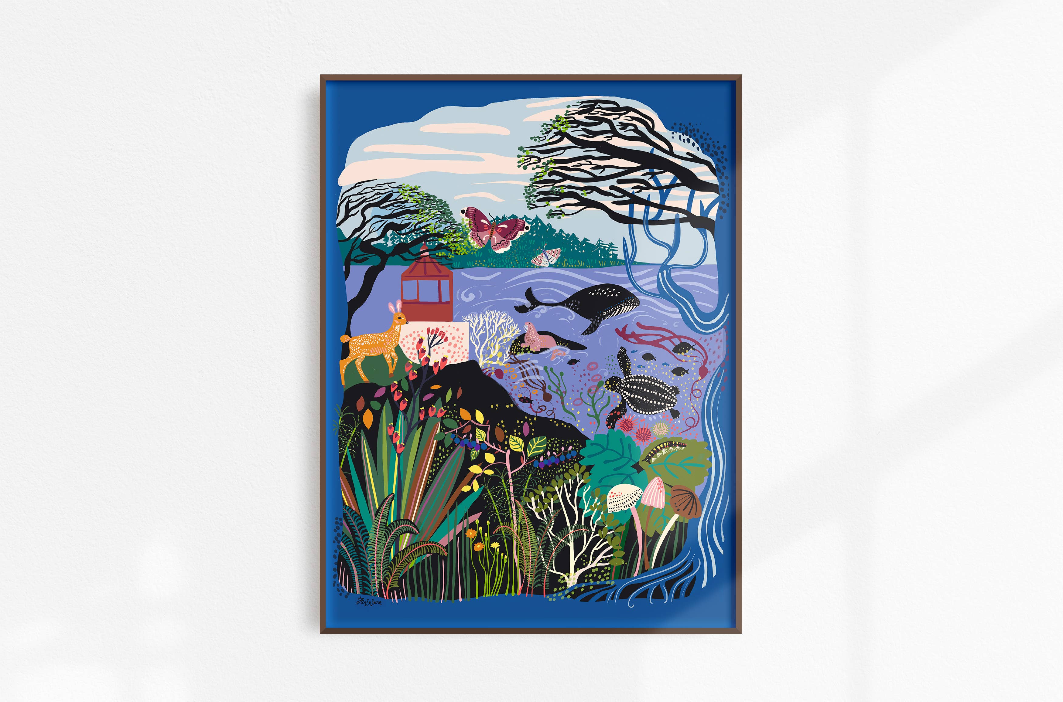 Ucluelet Art Print by Anja Jane