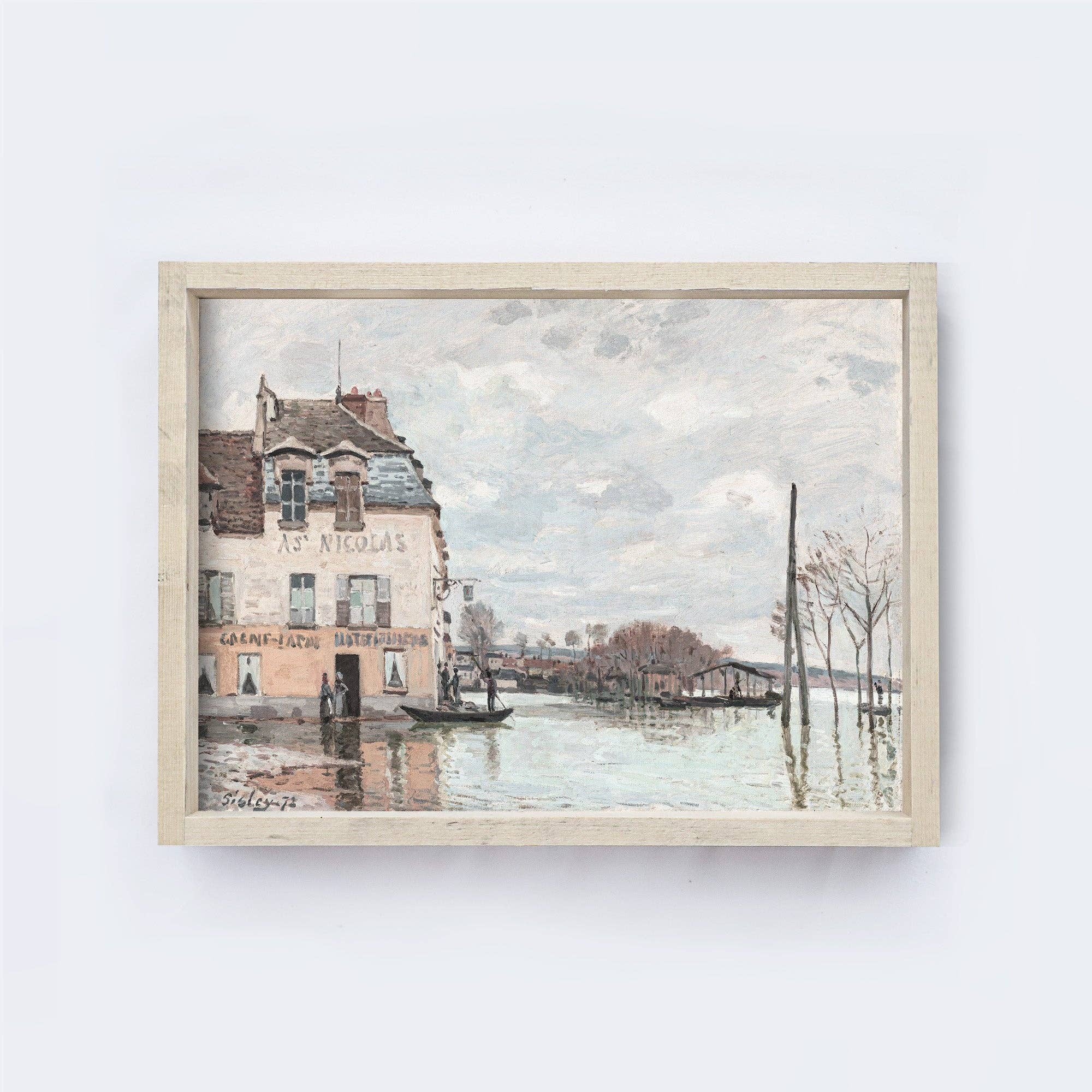 Vintage Print Framed | European Waterways