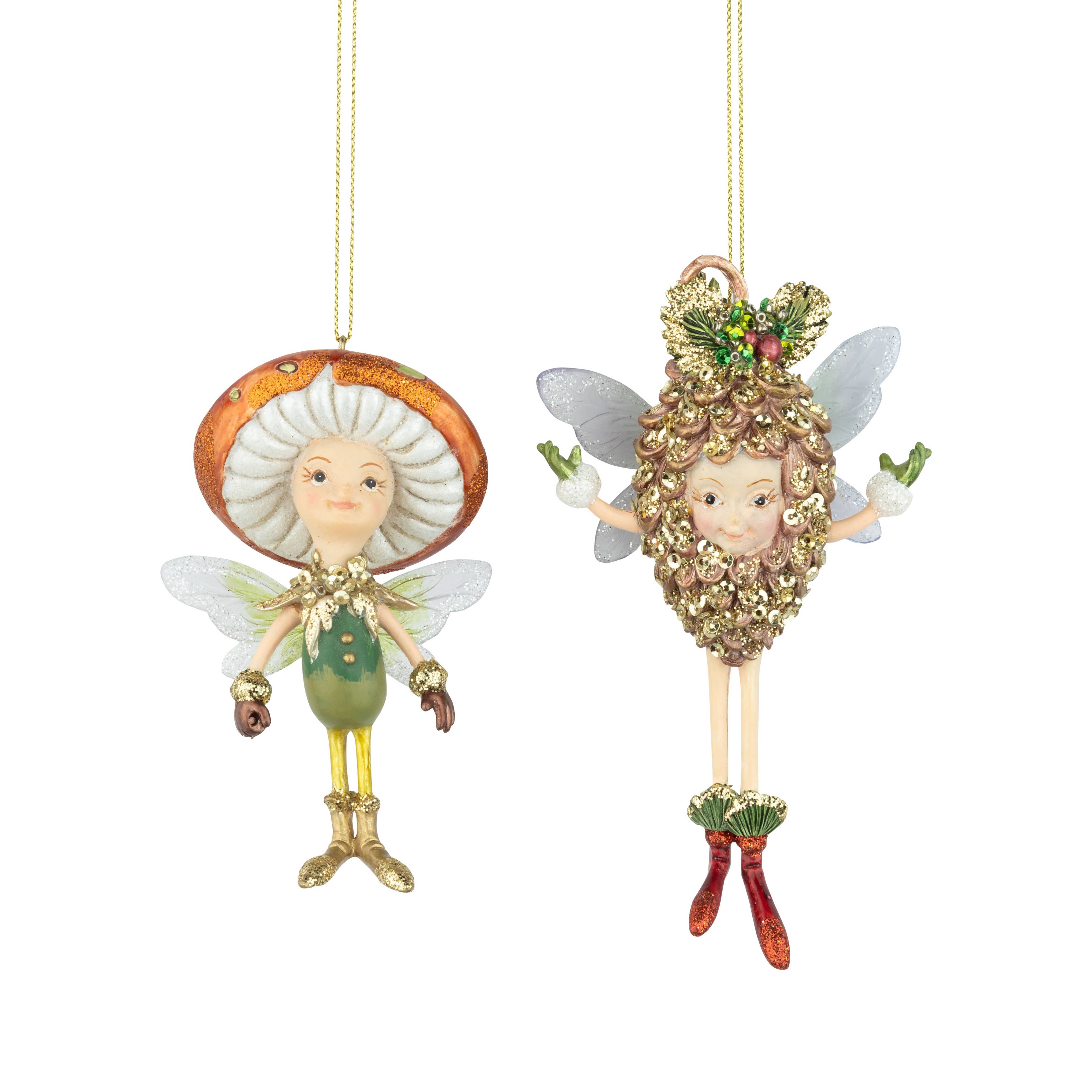 Mushroom & Pinecone Little People