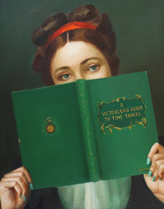 Art Card- A Victorian's Guide To Time Travel. Blank