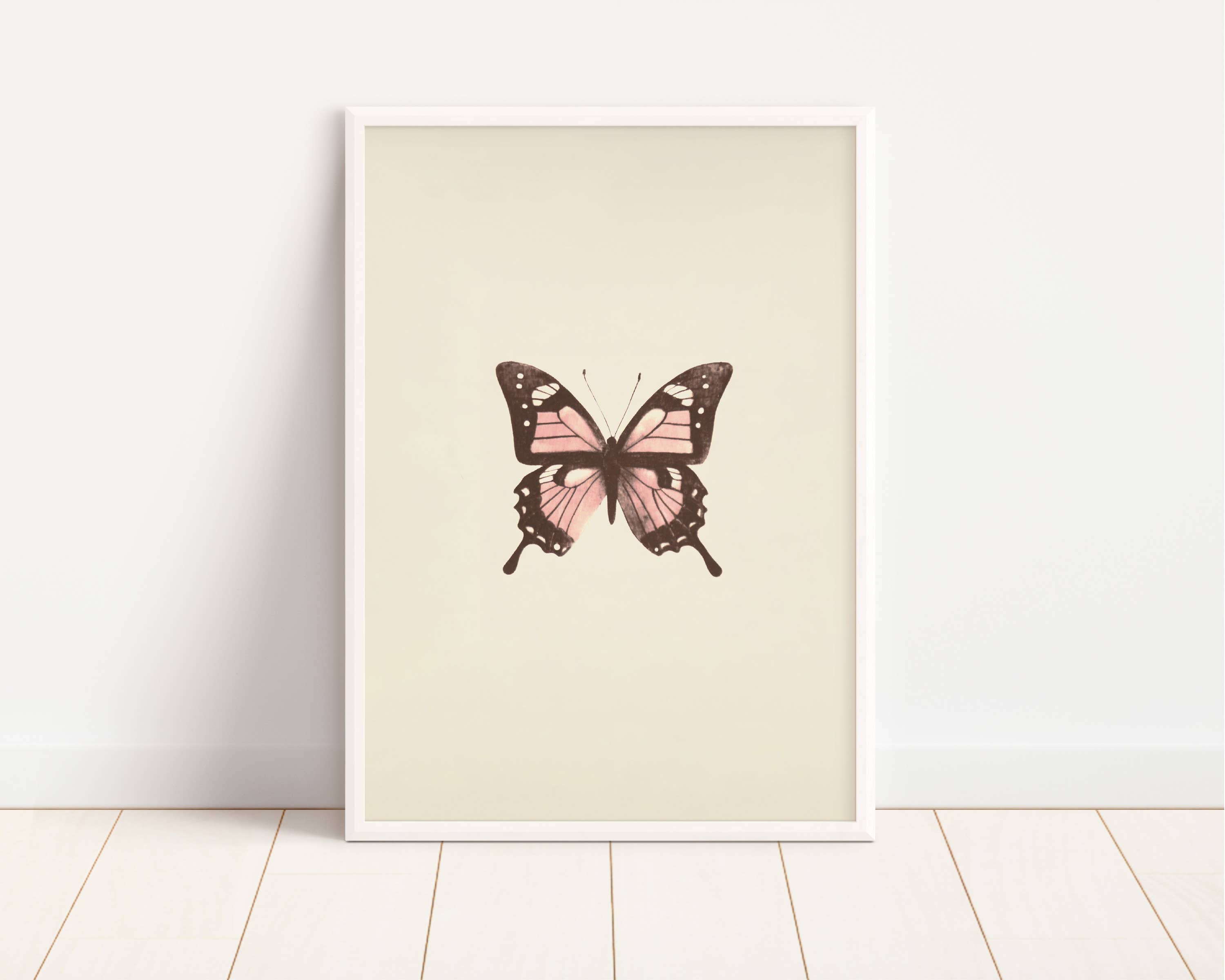 Antique Butterfly Art Print