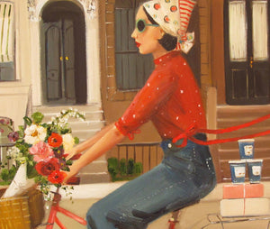 Brownstones Art Print - 8.5 X 11