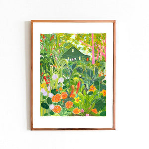 Vegetable Garden by Liz Miles