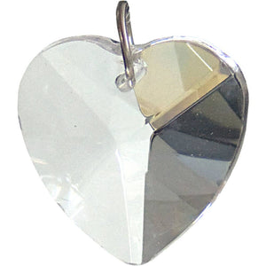 Clear Crystal/Heart-20mm