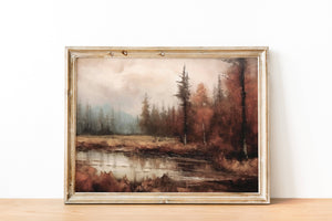 Autumn Landscape Art Print 11 x 14