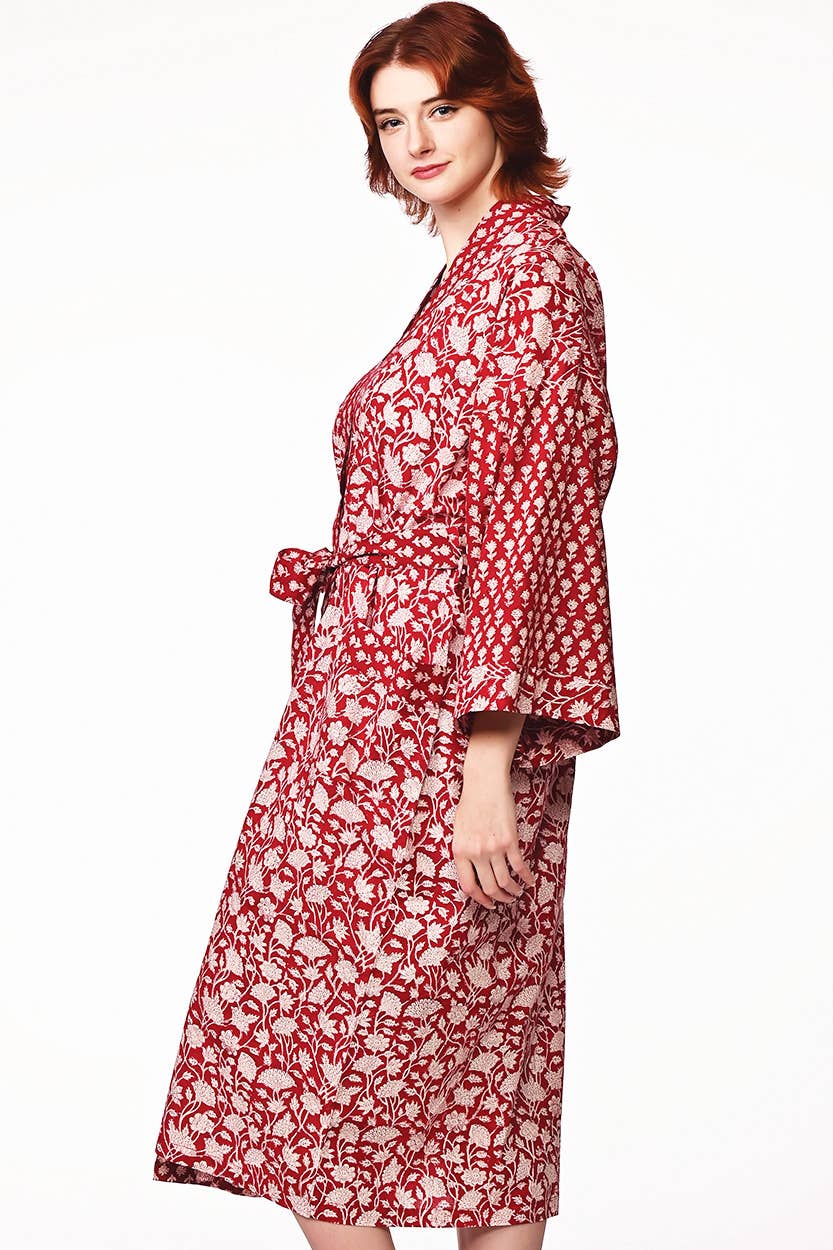 Sangita Block Print Kimono Robes