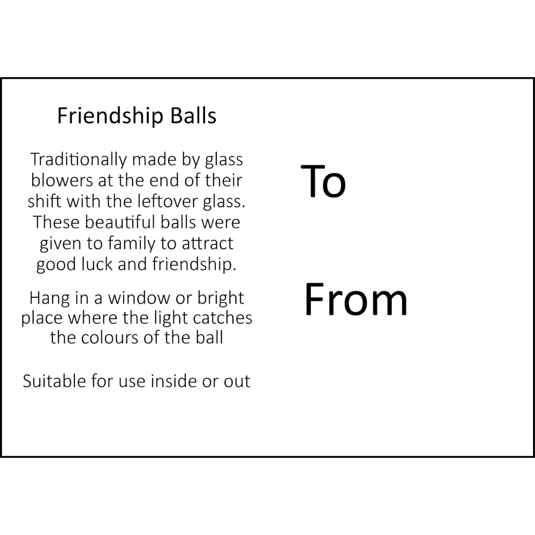 Friendship Ball - Primary Blue