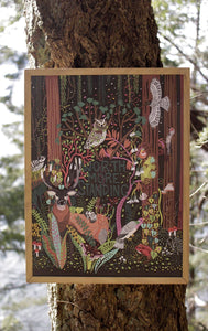 Old Growth Forest Art Print by Anja Jane