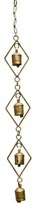 Iron Bell Chimes - Diamonds Cascade 3"x24"