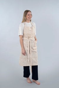 Indaba Block print Apron | Clementine