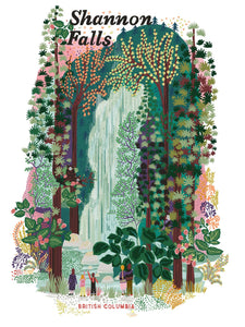 Shannon Falls Art Print by Anja Jane