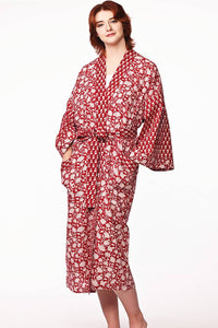 Sangita Block Print Kimono Robes