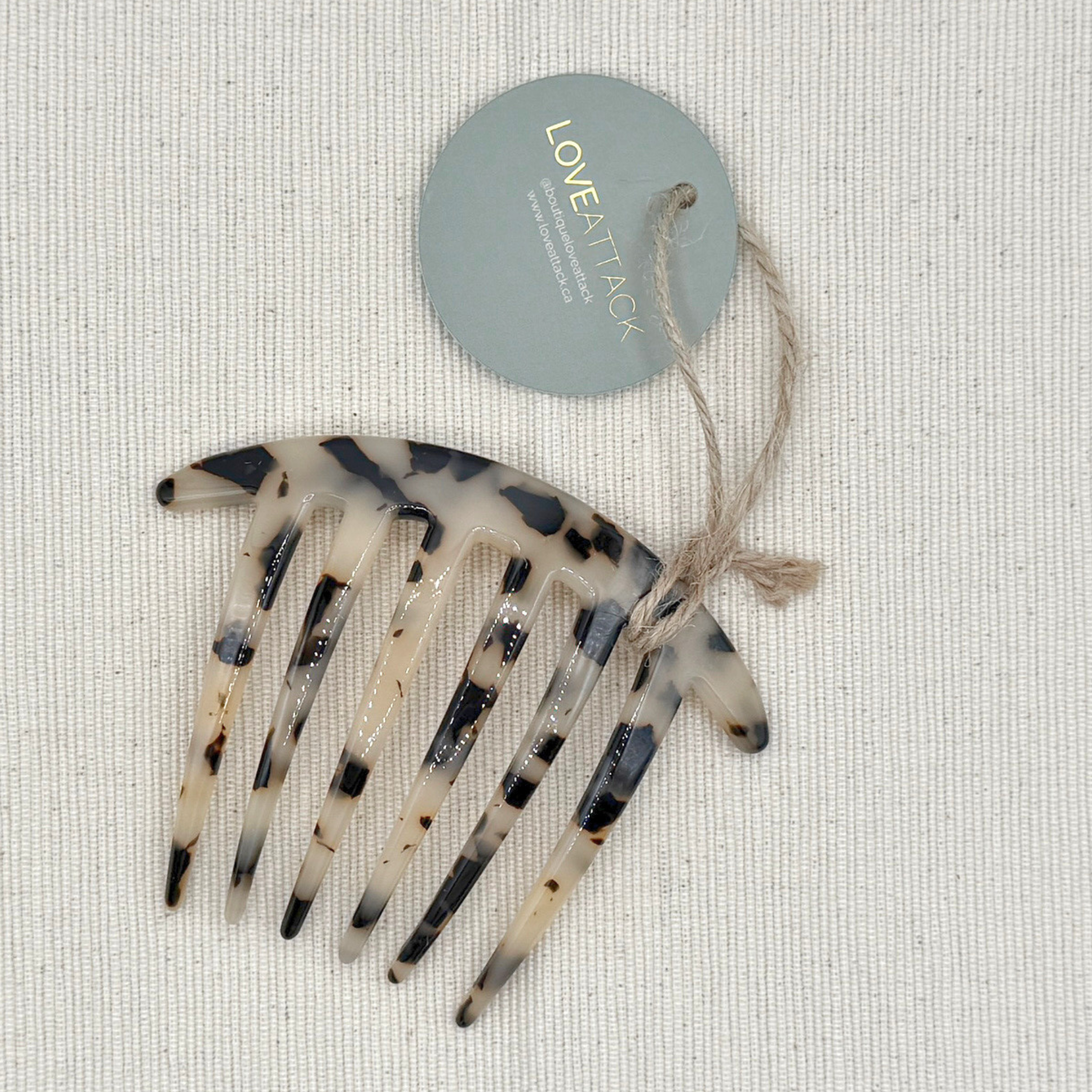 Cellulose Acetate French Side Hair Combs