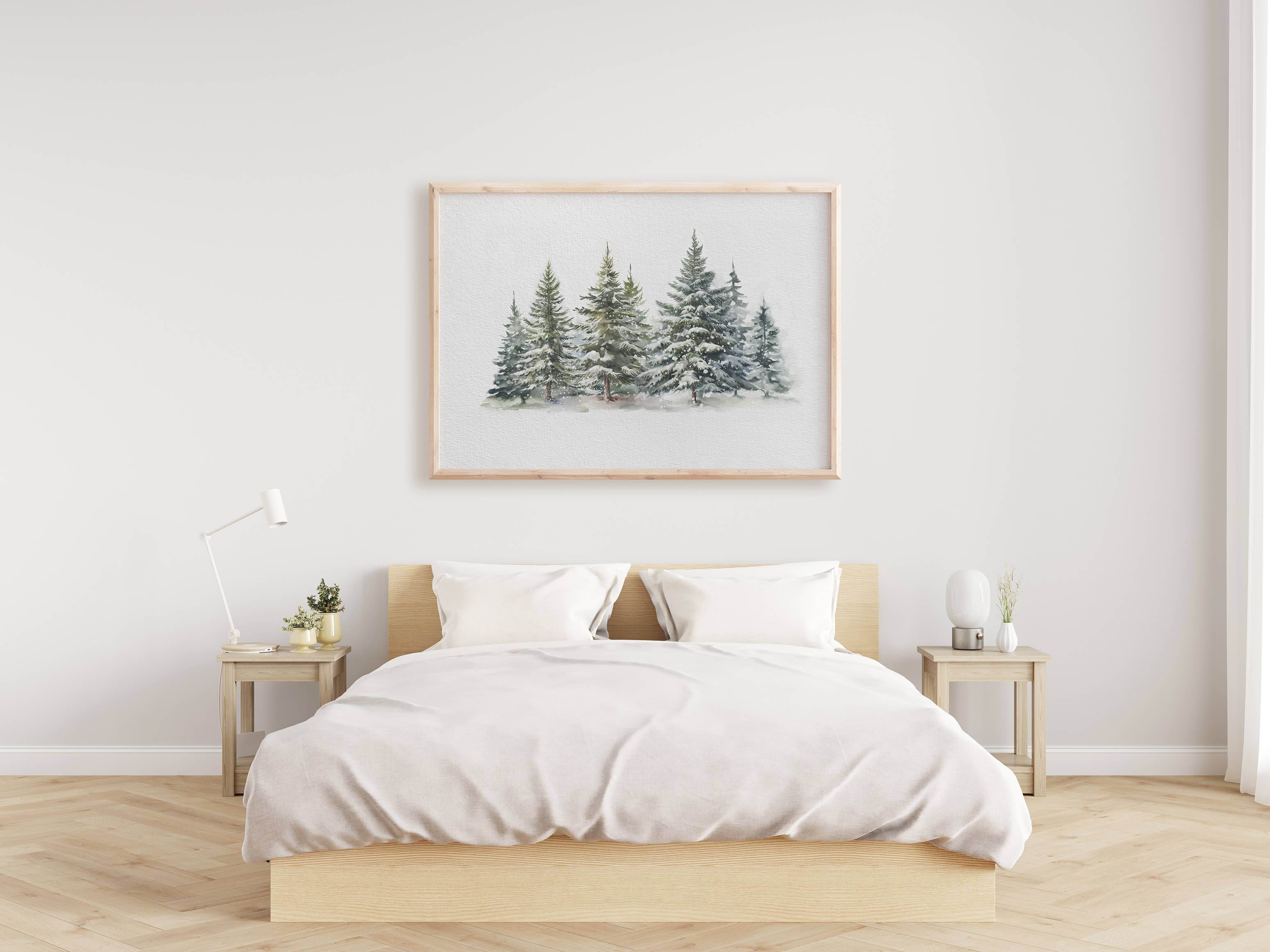 Evergreen Forest Art Print 11 x 14