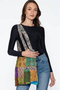 Silk Kantha Tote Bag